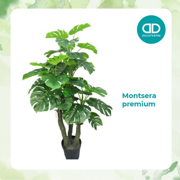 Montsera Articifial 125 cm - Imagen 3